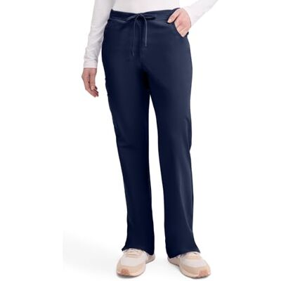 Dickies EDS Signature Scrubs för kvinnor, dragsko cargobyxor för kvinnor i mjuk borstad Poplin 86206, Marinblått Xsp, L/Liten Dickies EDS Signature Scrubs för kvinnor, dragsko cargobyxor för kvinnor i mjuk borstad Poplin 86206, Marinblått Xsp, L/Liten