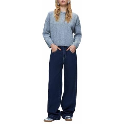 LTB Jeans Talete damtröja i grått tillverkad av polyakrylblandning, storlek XS, GRÅ, XS LTB Jeans Talete damtröja i grått tillverkad av polyakrylblandning, storlek XS, GRÅ, XS
