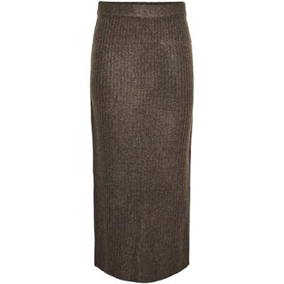 PIECES Pctulle Mw Long Knit Skirt Pwp Bc, Morel, XS PIECES Pctulle Mw Long Knit Skirt Pwp Bc, Morel, XS