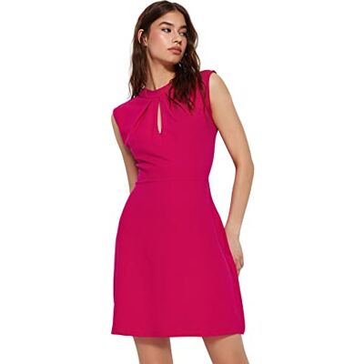Trendyol TWOSS23EL02015 Klänning, Fuchsia, XS Dam, Fuchsia, XS Trendyol TWOSS23EL02015 Klänning, Fuchsia, XS Dam, Fuchsia, XS