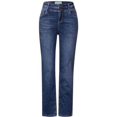 Street One dam stil denim modern straight,ca byxor, Mittblå tvättad, 29W x 28L Street One dam stil denim modern straight,ca byxor, Mittblå tvättad, 29W x 28L