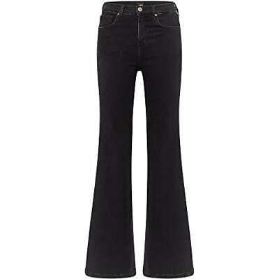 Lee WHITELISTED Dam Foreverfit Flare jeans, Svart avery, 44W x 33L Lee WHITELISTED Dam Foreverfit Flare jeans, Svart avery, 44W x 33L