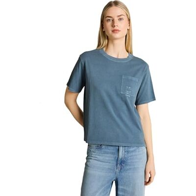 TOM TAILOR Denim 1050507 T-shirt, 35145-vårsjön blå, XXL dam TOM TAILOR Denim 1050507 T-shirt, 35145-vårsjön blå, XXL dam