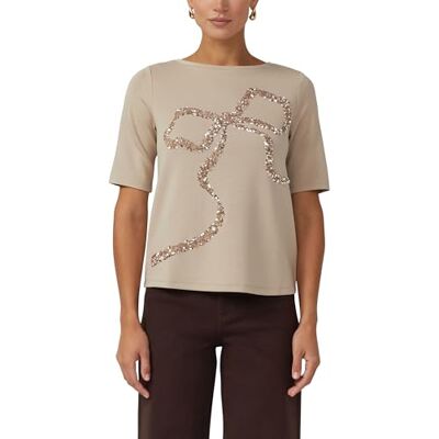 s.Oliver BLACK LABEL T-shirt med paljetter, 84 d1, 46 s.Oliver BLACK LABEL T-shirt med paljetter, 84 d1, 46