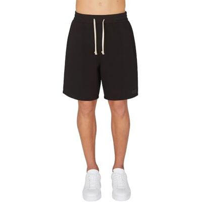 Giorgio Armani Cozy, avslappnad passform sidologotyp lapp, shorts, svart, M, svart, M Giorgio Armani Cozy, avslappnad passform sidologotyp lapp, shorts, svart, M, svart, M