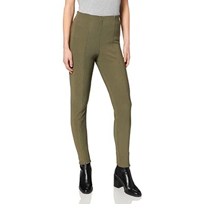 NOISY MAY dam Nmsallie Hw front detaljleggings, Dammig oliv, XS NOISY MAY dam Nmsallie Hw front detaljleggings, Dammig oliv, XS