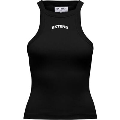 ONLY Damer Onlval S/L Tank Top Box Xt JRS, svart, L ONLY Damer Onlval S/L Tank Top Box Xt JRS, svart, L