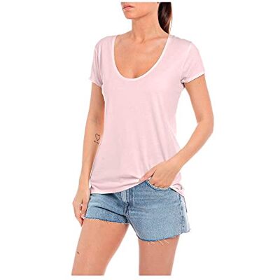 Replay Dam W3787 T-shirt, 664 Light Rose, XXS, 664 ljusros, XXS Replay Dam W3787 T-shirt, 664 Light Rose, XXS, 664 ljusros, XXS