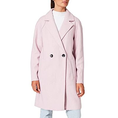 ONLY Onlberna Bonded Coat Cc OTW Jacka för kvinnor, Dawn rosa/detalj: Melang, S ONLY Onlberna Bonded Coat Cc OTW Jacka för kvinnor, Dawn rosa/detalj: Melang, S