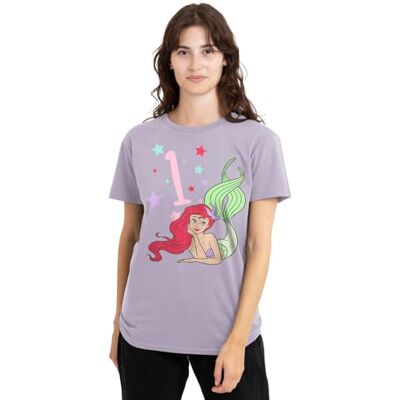 The Little Mermaid Den lilla sjöjungfrun Ariel 1:a födelsedagen skjorta dam t-shirt, lavendel, liten, Lavendel, S The Little Mermaid Den lilla sjöjungfrun Ariel 1:a födelsedagen skjorta dam t-shirt, lavendel, liten, Lavendel, S