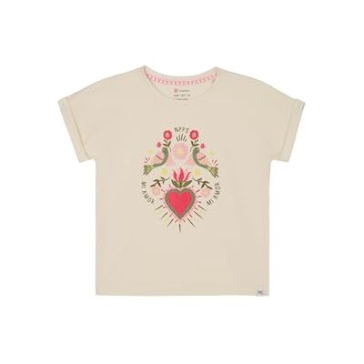 Noppies flickor t-shirt naverre kortärmad t-shirt, Beige/Huid P873, 98 Noppies flickor t-shirt naverre kortärmad t-shirt, Beige/Huid P873, 98