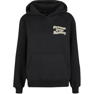 Tee Dreams Over Reality dam fluffig huva, svart, 3XL Tee Dreams Over Reality dam fluffig huva, svart, 3XL