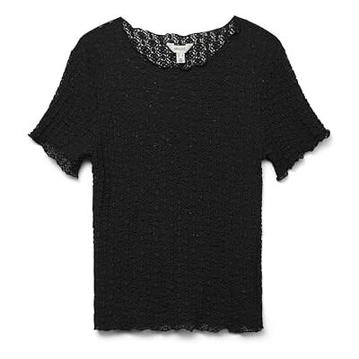 VERO MODA aware Vmshelby Ss O-Neck Short Top VMA Noos, svart, L VERO MODA aware Vmshelby Ss O-Neck Short Top VMA Noos, svart, L
