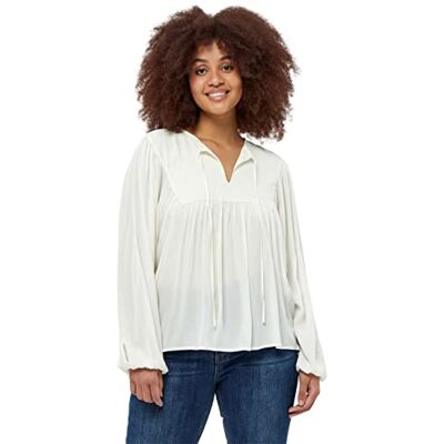Peppercorn Dam Danea Blouse böjd blus, 0011 Gardenia, 44 Peppercorn Dam Danea Blouse böjd blus, 0011 Gardenia, 44
