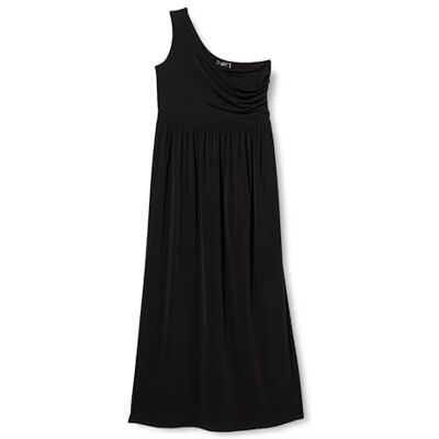 faina Dam one shoulder maxiklänning 19227027-FA01, svart, XL, One-shoulder maxiklänning, XL faina Dam one shoulder maxiklänning 19227027-FA01, svart, XL, One-shoulder maxiklänning, XL