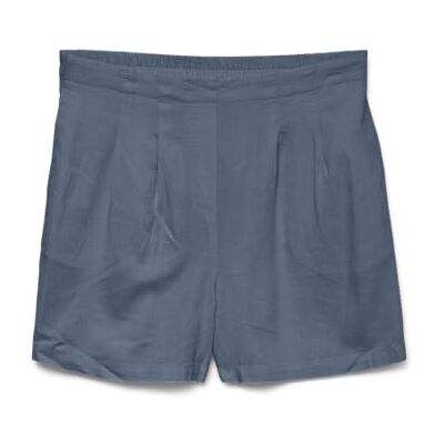 VERO MODA Vmjesmilo Hw shorts WVN Ga Noos, Kina blå, XL VERO MODA Vmjesmilo Hw shorts WVN Ga Noos, Kina blå, XL