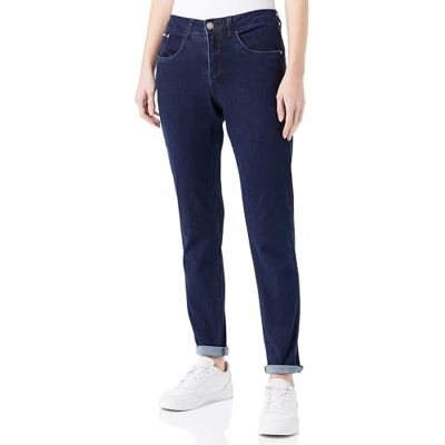 Cream Women's Jeans Skinny Fit Midrise Waist Regular Waistband 5 fickor, Mörkblå denim blå sömmar, 29W Cream Women's Jeans Skinny Fit Midrise Waist Regular Waistband 5 fickor, Mörkblå denim blå sömmar, 29W