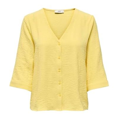 JDY lion Life Capote 3/4 skjorta WVN Noos, Citrondroppe, 34 JDY lion Life Capote 3/4 skjorta WVN Noos, Citrondroppe, 34