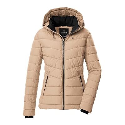 G.I.G.A. DX dam quiltad jacka/funktionell jacka i dunlook med dragkedja huva GW 32 WMN QLTD JCKT, camel, 42, 43537-000 G.I.G.A. DX dam quiltad jacka/funktionell jacka i dunlook med dragkedja huva GW 32 WMN QLTD JCKT, camel, 42, 43537-000