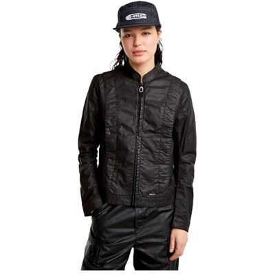 G-STAR RAW Coated Overshirt, Svart (Dk Black Cobler D25227-c973-b787), XS G-STAR RAW Coated Overshirt, Svart (Dk Black Cobler D25227-c973-b787), XS
