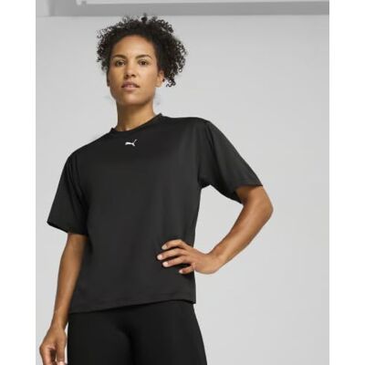 PUMA W TAD Essential avslappnad T-skjorta sandsten PUMA W TAD Essential avslappnad T-skjorta sandsten