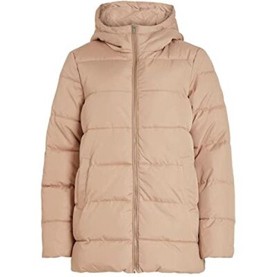 Vila Vitate L/S buffertjacka Noos jacka för kvinnor, Beige, 42 Vila Vitate L/S buffertjacka Noos jacka för kvinnor, Beige, 42