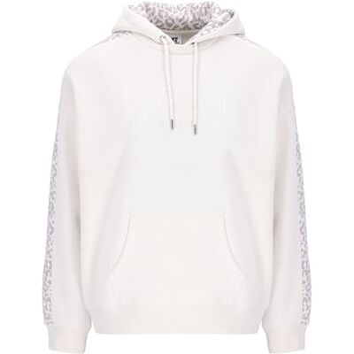 Russell Athletic A31302-W2-526 Jenna-Pull Over Hoody Leopard Hood Lining Dam Lång Stickad Svart XS Russell Athletic A31302-W2-526 Jenna-Pull Over Hoody Leopard Hood Lining Dam Lång Stickad Svart XS