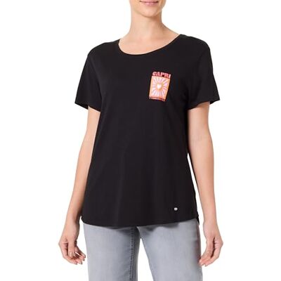 KEY LARGO KEYLARGO T-shirt för kvinnor, WT Capri rund, Svart (1100), XS KEY LARGO KEYLARGO T-shirt för kvinnor, WT Capri rund, Svart (1100), XS