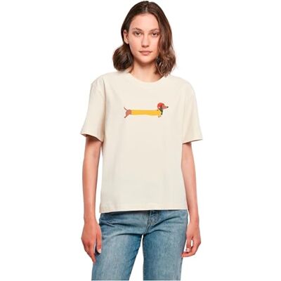 MERCHCODE dam-t-shirt 100% bomull vit sand L, Vit, L MERCHCODE dam-t-shirt 100% bomull vit sand L, Vit, L