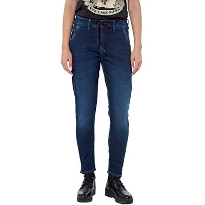 KAPORAL Dam jeans/joggingjeans modell VIWIX-färg Ex sliten indigo-storlek XL, exwoin, M KAPORAL Dam jeans/joggingjeans modell VIWIX-färg Ex sliten indigo-storlek XL, exwoin, M