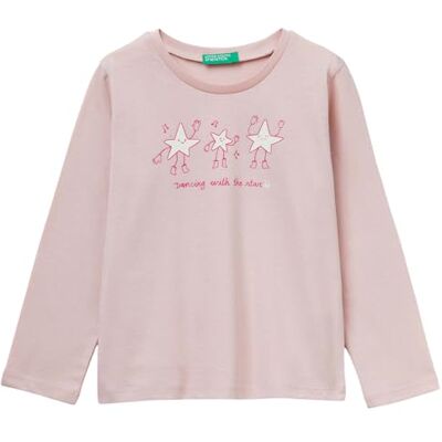 United T-shirt M/L, Rosenröd, 2 år United T-shirt M/L, Rosenröd, 2 år