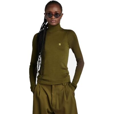 G-STAR RAW Dam Core Slim Turtle Wmn Stickas, Grön (Dark Olive D23678-b692-c744), XL G-STAR RAW Dam Core Slim Turtle Wmn Stickas, Grön (Dark Olive D23678-b692-c744), XL