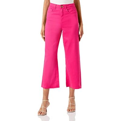 VERO MODA VMWILD Kathy SHR Wide Crop Pants, Rosa vinröd, S / 32L VERO MODA VMWILD Kathy SHR Wide Crop Pants, Rosa vinröd, S / 32L