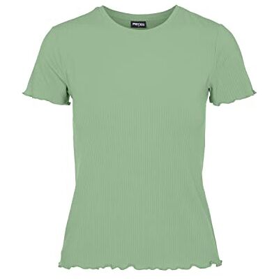 PIECES Dam Pcnicca Ss O-hals topp Kac BFD T-shirt, Quiet Green, L PIECES Dam Pcnicca Ss O-hals topp Kac BFD T-shirt, Quiet Green, L