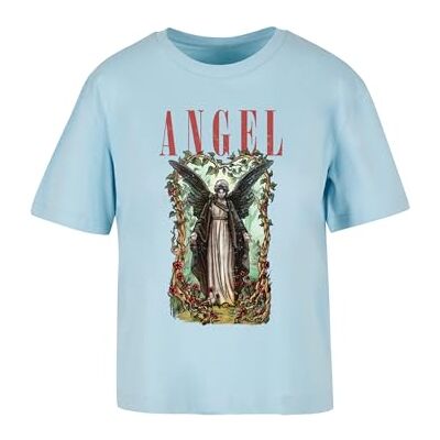 Tee Dam-t-shirt, fiskete, avslappnad t-shirt med fronttryck, normal passform, bomull, storlekar XS – 5XL, Oceanblue, M Tee Dam-t-shirt, fiskete, avslappnad t-shirt med fronttryck, normal passform, bomull, storlekar XS – 5XL, Oceanblue, M