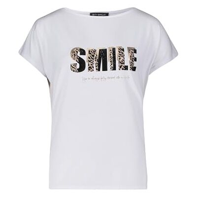 Betty Barclay T-shirt för kvinnor, Patch vit/svart, 42 Betty Barclay T-shirt för kvinnor, Patch vit/svart, 42