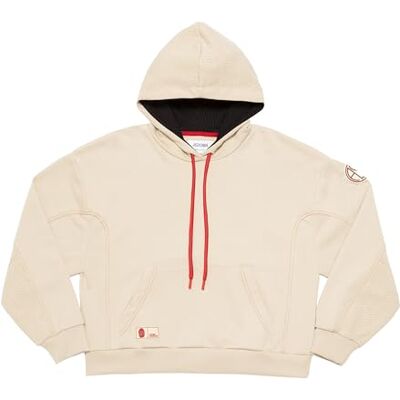 AS Roma Hoodie White Woman huvtröja dam AS Roma Hoodie White Woman huvtröja dam