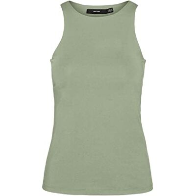 VERO MODA dam Vmbianca Sl Tank Top Noos T-shirt, Reseda, M VERO MODA dam Vmbianca Sl Tank Top Noos T-shirt, Reseda, M