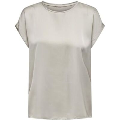 ONLY Onllieke S/S satin mix topp WVN Noos kortärmad blus, lila, 3XL ONLY Onllieke S/S satin mix topp WVN Noos kortärmad blus, lila, 3XL