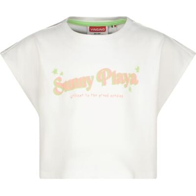 Vingino flickor Helly T-shirt, Äkta vit, 12 År Vingino flickor Helly T-shirt, Äkta vit, 12 År