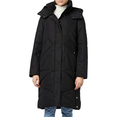 VERO MODA Bestseller A/S VMLOUISE Zigzag Long Coat NOOS kappa, svart, XS, Schwarz, XS VERO MODA Bestseller A/S VMLOUISE Zigzag Long Coat NOOS kappa, svart, XS, Schwarz, XS