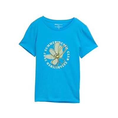 TOM TAILOR Denim dam T-shirt med blommigt tryck, 26546 – Florida Blue, L TOM TAILOR Denim dam T-shirt med blommigt tryck, 26546 – Florida Blue, L