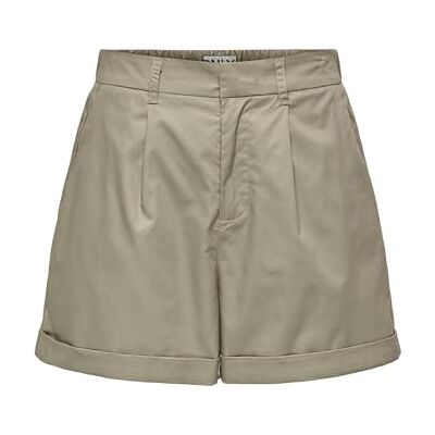 ONLY Onlzora Hw chinos shorts PNT, Savannah Tan, S ONLY Onlzora Hw chinos shorts PNT, Savannah Tan, S