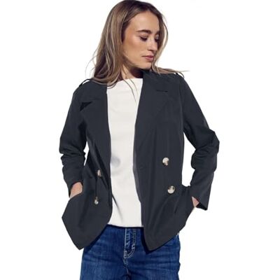 Street One Dam A202057 Trenchcoat, Gravity Blue, 36, Gravity Blue, 36 Street One Dam A202057 Trenchcoat, Gravity Blue, 36, Gravity Blue, 36