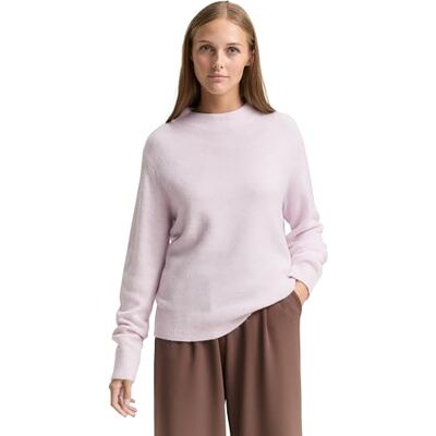 TOM TAILOR Denim damtröja, 39154 – Lilac Fog Melange, XXL TOM TAILOR Denim damtröja, 39154 – Lilac Fog Melange, XXL