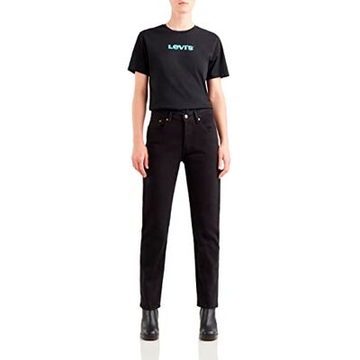 Levi's dam 501® Crop Cropped Fit Jeans , Black Heart, 32W / 30L Levi's dam 501® Crop Cropped Fit Jeans , Black Heart, 32W / 30L