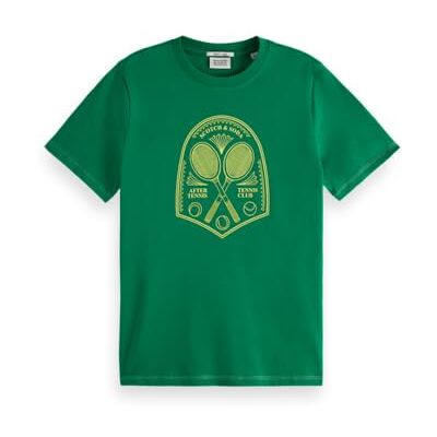 Scotch & Soda Chest Artwork Regular T-shirt, Ljusgrön 351, XS Scotch & Soda Chest Artwork Regular T-shirt, Ljusgrön 351, XS
