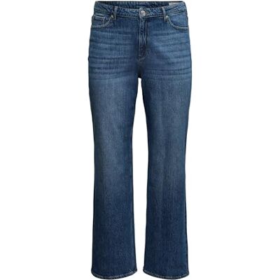 VERO MODA CURVE Vmctessa Hr Wide J Ra380 Ga Cur Noos – plus size, Mellanblå denim, 52W / 32L VERO MODA CURVE Vmctessa Hr Wide J Ra380 Ga Cur Noos – plus size, Mellanblå denim, 52W / 32L