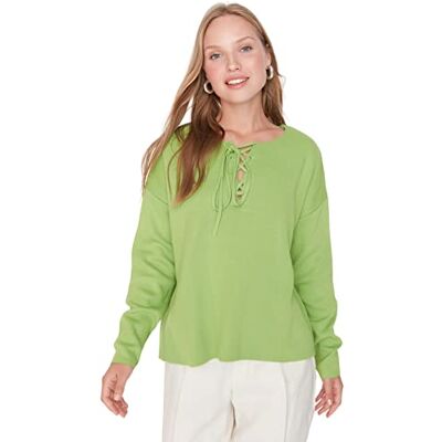 Trendyol Tröja Grön Oversize, gRÖN, S Trendyol Tröja Grön Oversize, gRÖN, S