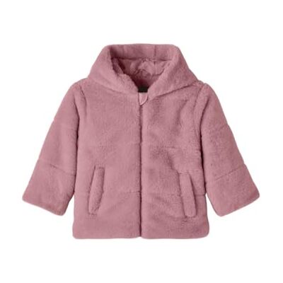 NAME IT flicka Nkfmila Faux Fur jacka W Hood Pb kort jacka, ROSA, 152 NAME IT flicka Nkfmila Faux Fur jacka W Hood Pb kort jacka, ROSA, 152